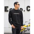 Photo2: MOON Equipped Iron Cross Line Long Sleeve T-shirt (2)