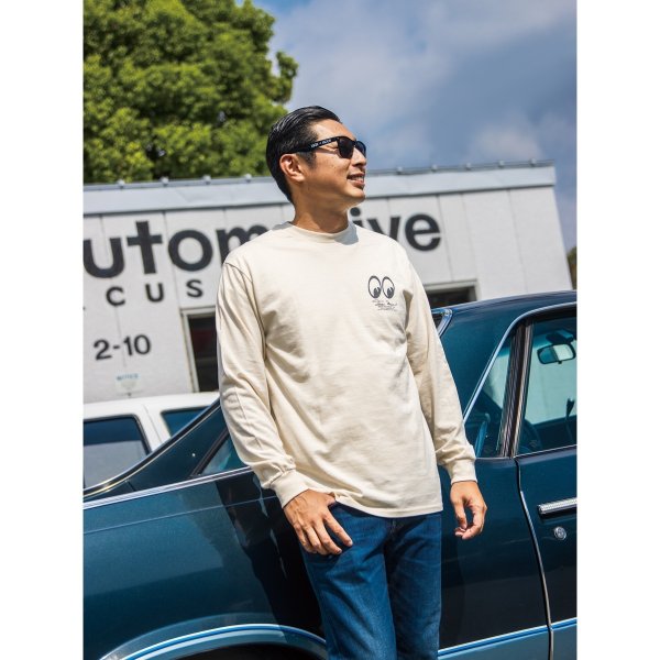 Photo2: MOONEYES Dragster Long Sleeve T-shirt (2)