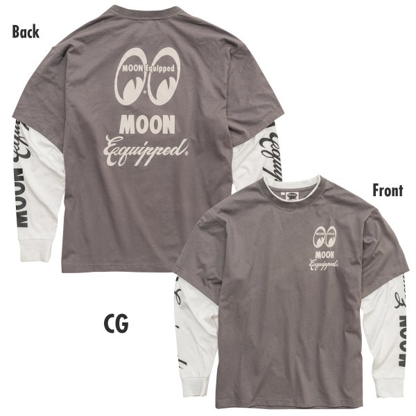 Photo9: MOON Equipped Layered Long Sleeve T-shirt (9)