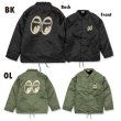 Photo5: MOON Equipped Eyeshape Boa Coach jacket (5)