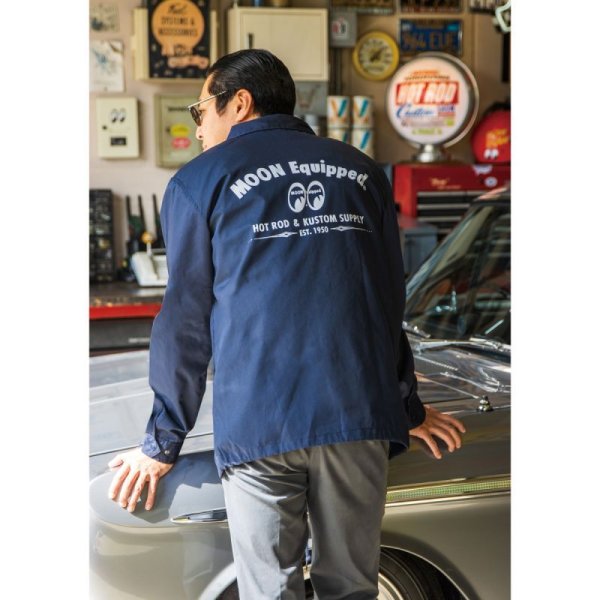 Photo1: MOON Equipped est. 1950 Coach Jacket (1)
