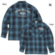 Photo6: 【30%OFF】MOON Custom Cycle Shop Wool Check Shirt (6)