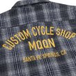 Photo8: 【30%OFF】MOON Custom Cycle Shop Wool Check Shirt (8)