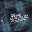 Photo7: 【30%OFF】MOON Custom Cycle Shop Wool Check Shirt (7)