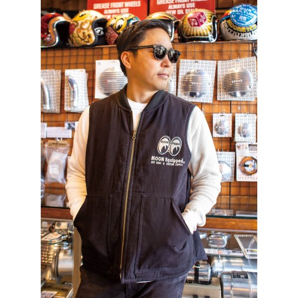 Photo2: 【30%OFF】MOON Equipped Star Reversible Vest (2)