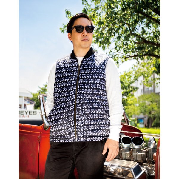 Photo4: 【30%OFF】MOON Equipped Star Reversible Vest (4)