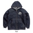 Photo5: Iron Cross Denim Hooded Jacket (5)