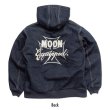 Photo6: Iron Cross Denim Hooded Jacket (6)