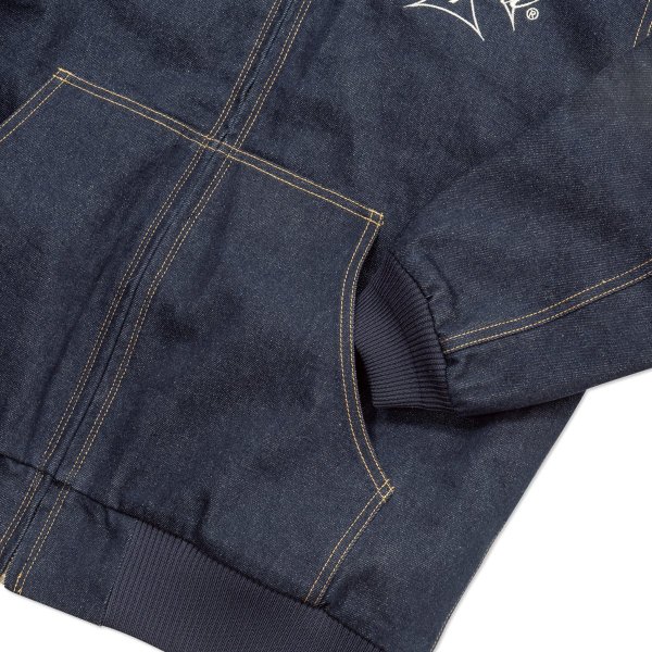 Photo10: Iron Cross Denim Hooded Jacket (10)