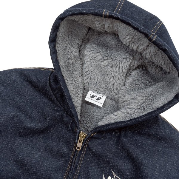 Photo12: Iron Cross Denim Hooded Jacket (12)