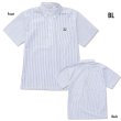 Photo6: MOON Stripe Pull-over Short Sleeve Shirt (6)
