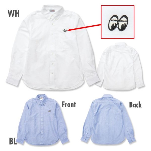 Photo3: MOON Classic Oxford Button-Down Shirt (3)