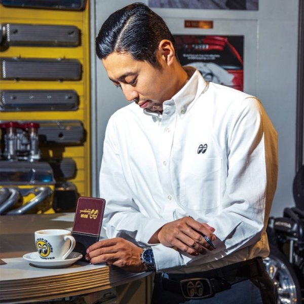 Photo1: MOON Classic Oxford Button-Down Shirt (1)