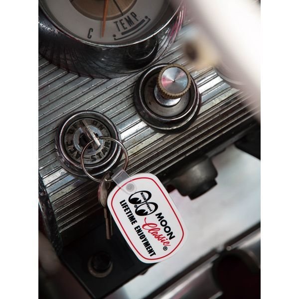 Photo1: MOON Classic Rubber Key Ring (1)