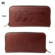 Photo5: MOON Classic Leather Zip Wallet (5)