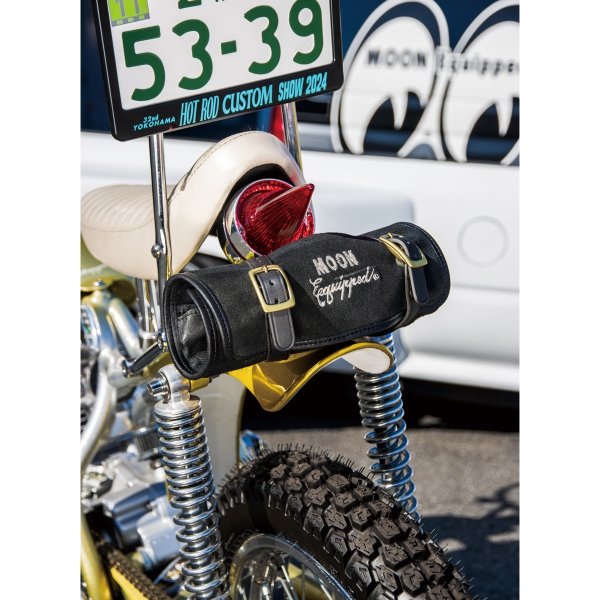 Photo2: MOON Classic Leather Tool Roll (2)