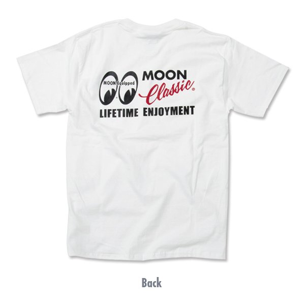 Photo3: MOON Classic Logo T-Shirt with Pocket (3)