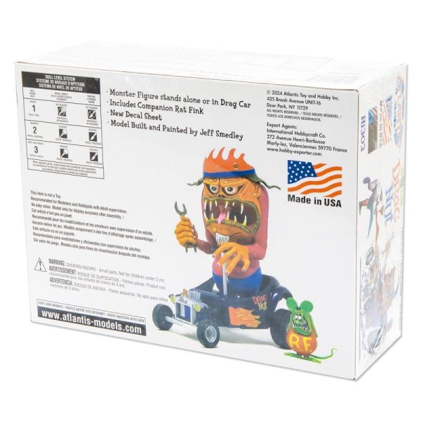 Photo2: Ed "BIG DADDY" Roth's Drag Nut Plastic Model Kit (2)