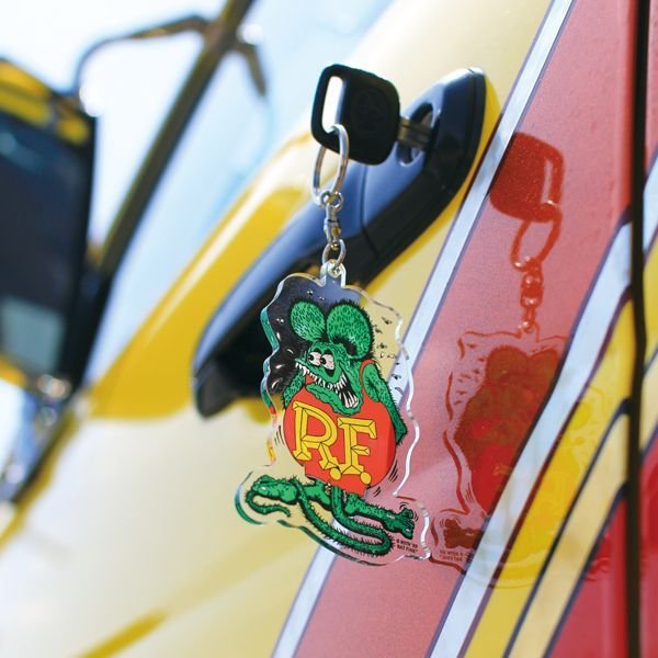 Photo2: Rat Fink Clear Key Ring (2)