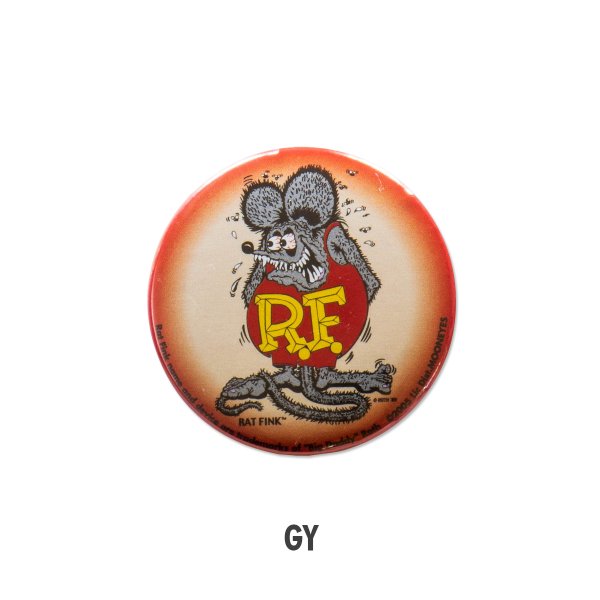 Photo5: Rat Fink Can Badge   (New Design) (5)