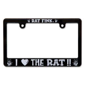Photo: Rat Fink License Frame for Motorcycle  "I LOVE THE RAT"