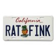 Photo1: Rat Fink California Plate (1)