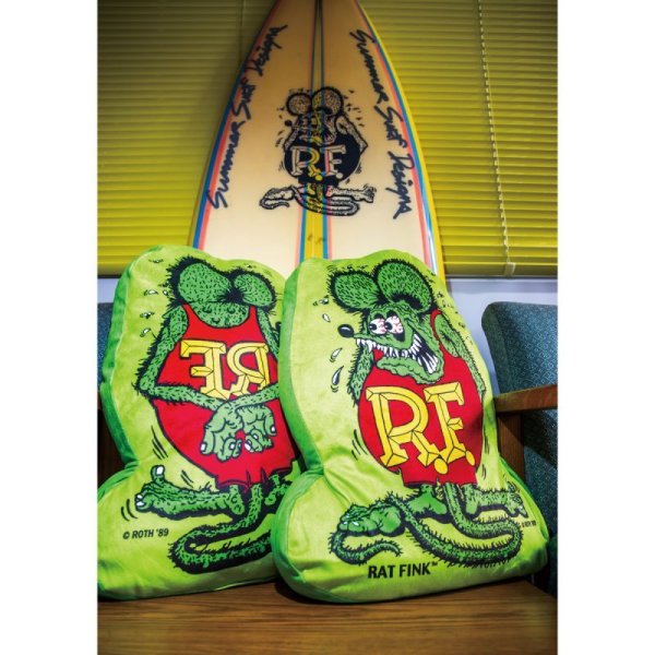 Photo4: Rat Fink Die-Cut Cushion (4)