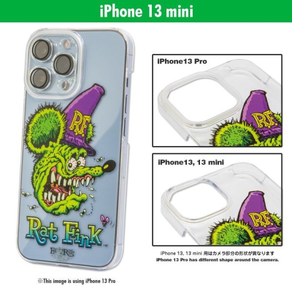 Photo1: 【30%OFF】 Rat Fink Face iPhone 13 mini Hard Case (1)