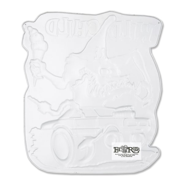 Photo2: Rat Fink Tin Sign Wild Child (2)