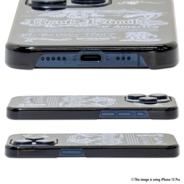Photo3: Rat Fink of USA iPhone 15 Hard Case Black (3)
