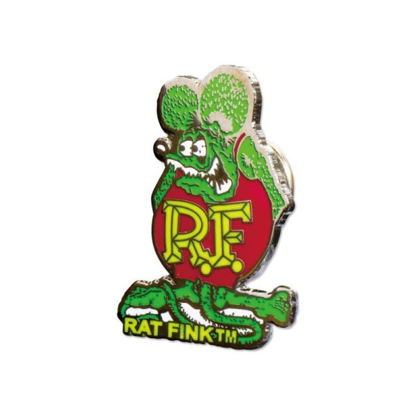 Photo2: Rat Fink Hat Pin Green (2)
