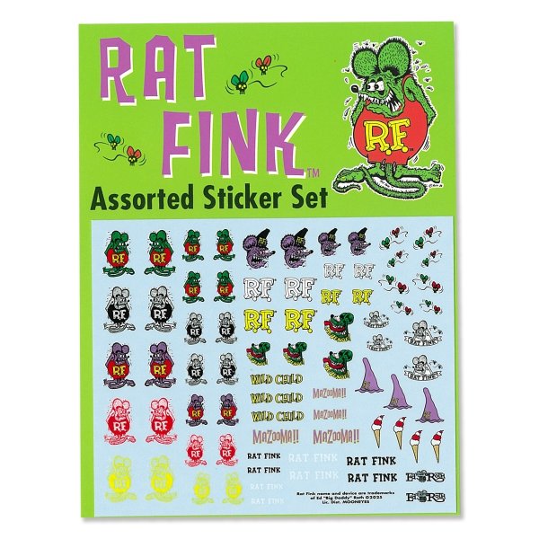 Photo2: Rat Fink Assorted Sticker Set (Water Slide) (2)
