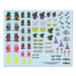 Photo: Rat Fink Assorted Sticker Set (Water Slide)