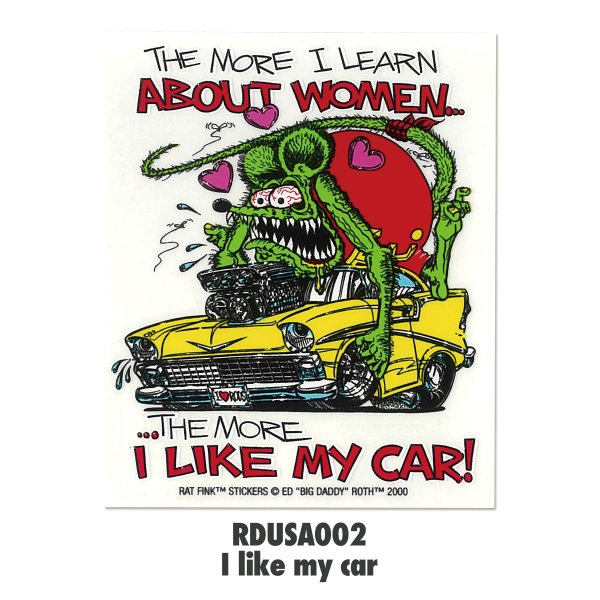 Photo3: Rat Fink Monster Sticker 1 (3)