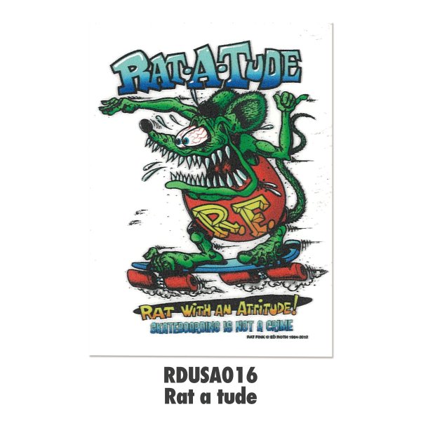Photo5: Rat Fink Monster Sticker 2 (5)