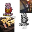 Photo2: Rat Fink Hat Pin Pink (2)