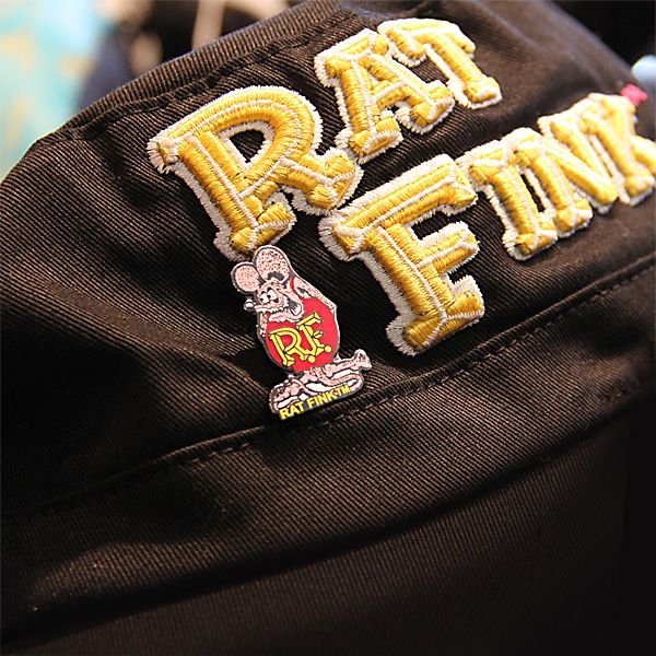 Photo3: Rat Fink Hat Pin Pink (3)