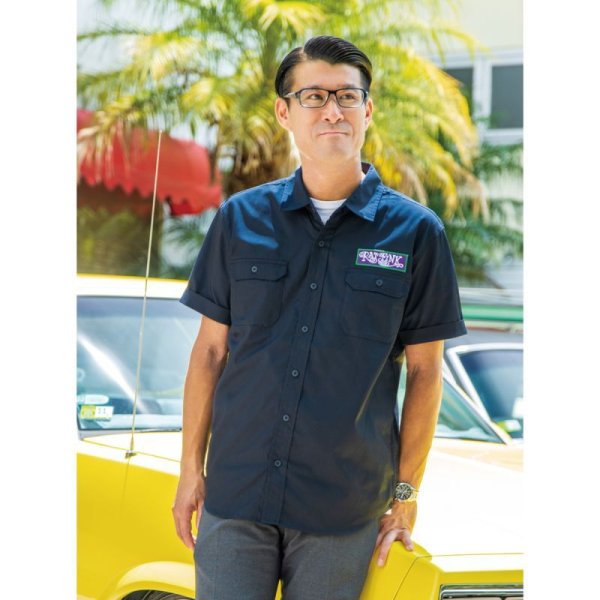 Photo2: Rat Fink Short Sleeve Work Shirt (2)