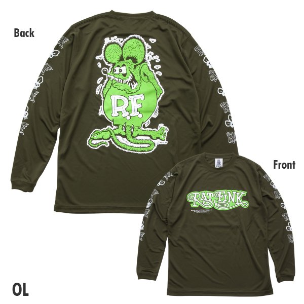 Photo7: Rat Fink Quick Dry Long Sleeve T-shirt (7)
