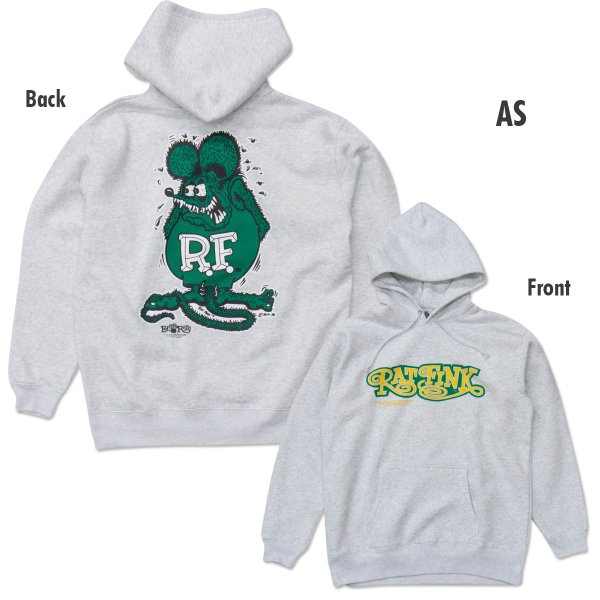Photo6: Rat Fink Big Fink Pullover Hoodie (6)