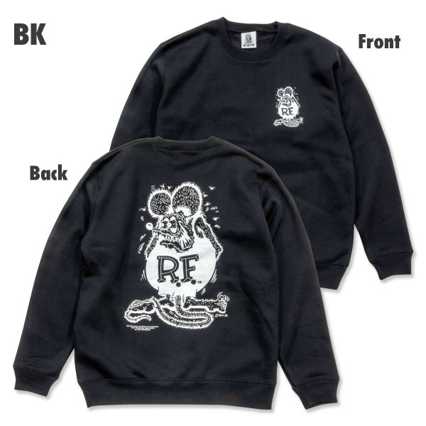 Photo7: Rat Fink Mono Standing Sweatshirt (7)