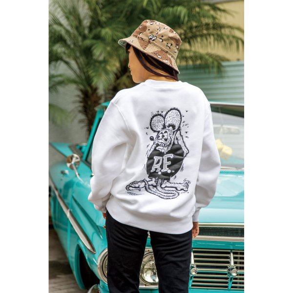 Photo4: Rat Fink Mono Standing Sweatshirt (4)
