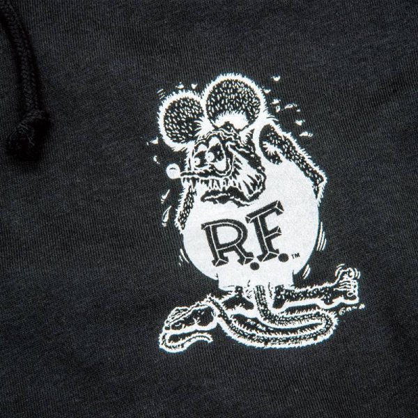 Photo9: Standing Rat Fink Mono Zip Hoodie (9)