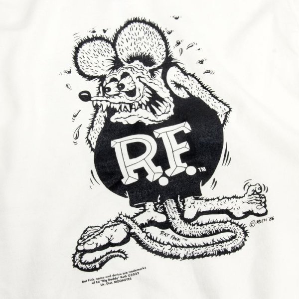 Photo8: Standing Rat Fink Mono Zip Hoodie (8)