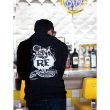 Photo3: Standing Rat Fink Mono Zip Hoodie (3)
