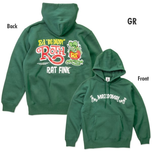Photo6: Rat Fink MAZOOMA! Pullover Hoodie (6)