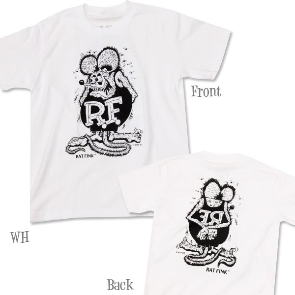 Photo2: Rat Fink Mono T-Shirt (2)
