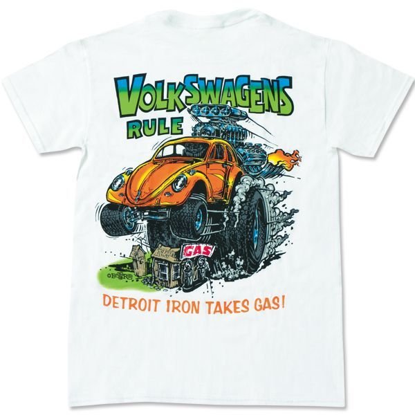 Photo2: Rat Fink Monster T-Shirt "Volks Wagens Rule" (2)