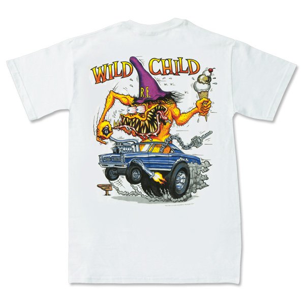 Photo2: Rat Fink Monster T-Shirt "Wild Child" (2)