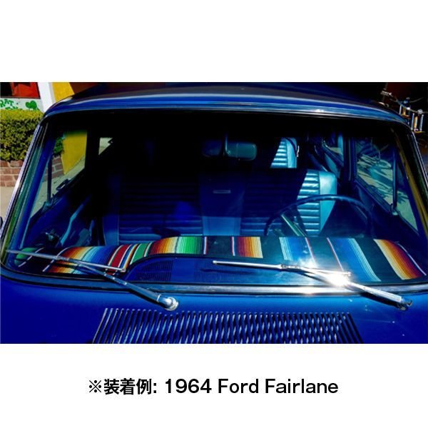 Photo6: MAZDA Original Serape Pattern Dashboard Cover (Dashmat) (6)